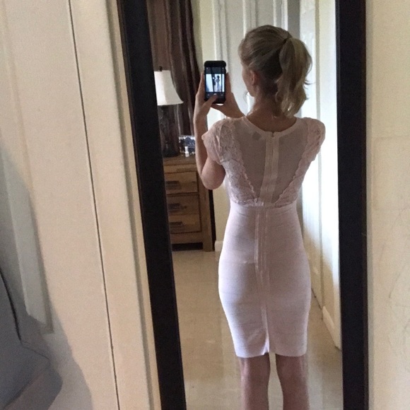 Bebe pink mini dress - Picture 2 of 5